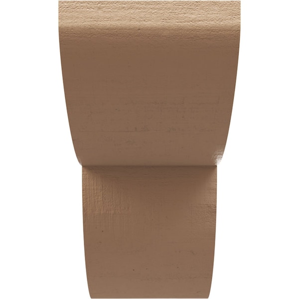 3in. W X 9in. D X 6in. H Series 3 Crestline Rough Cedar Woodgrain TimberThane Corbel, Primed Tan